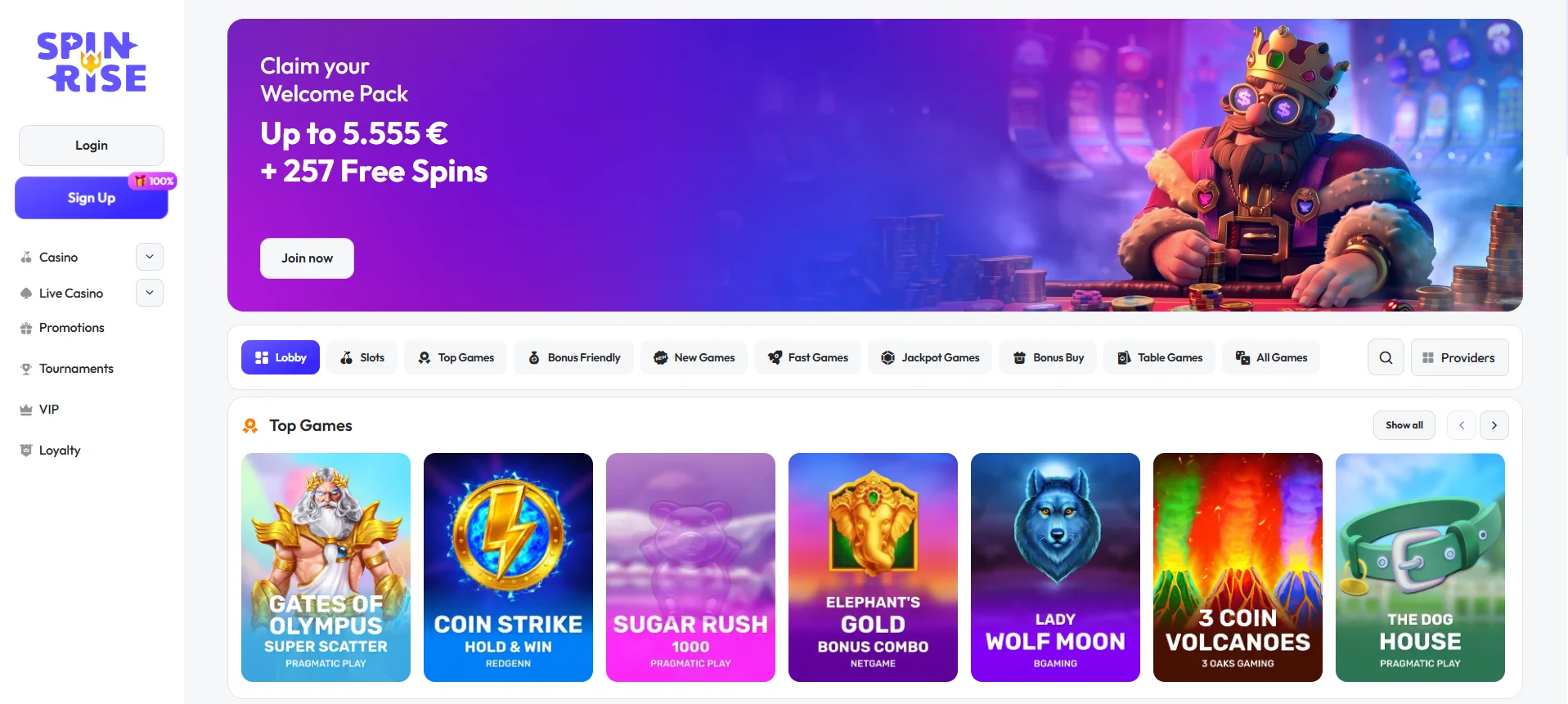 Was ist Spinrise Casino